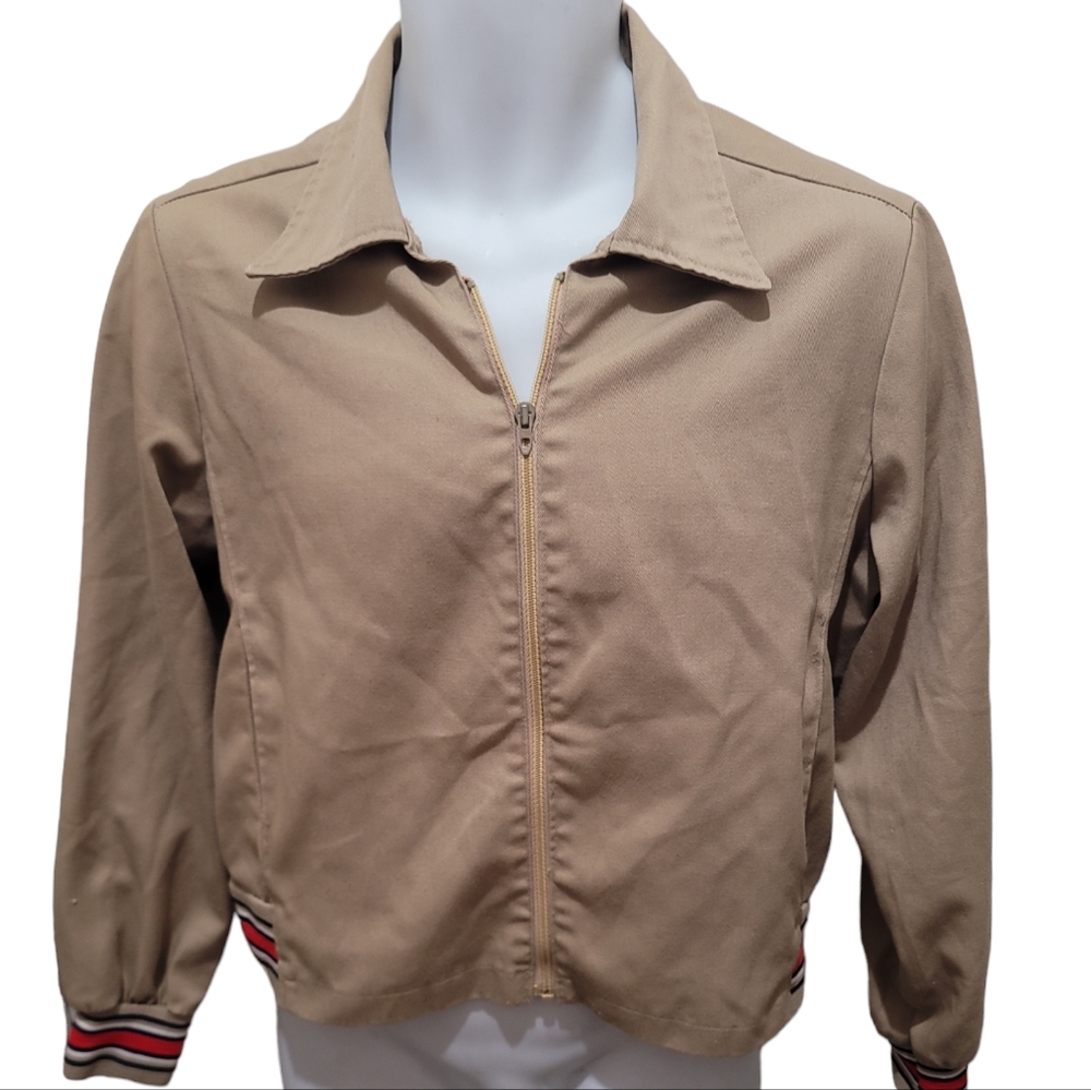 Vintage Wrangler 90's Racer Jacket Mens Unisex Large Coat Made in USA